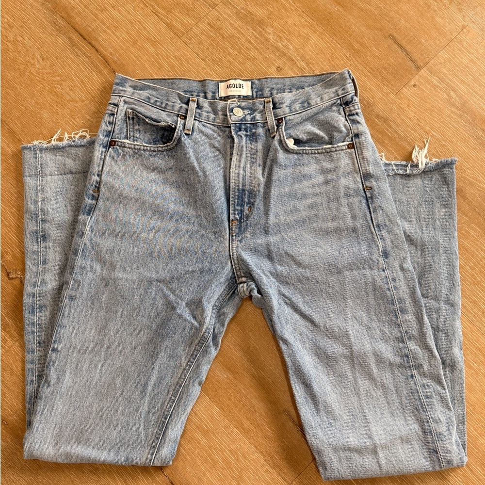 Agolde Light Blue Denim Jeans